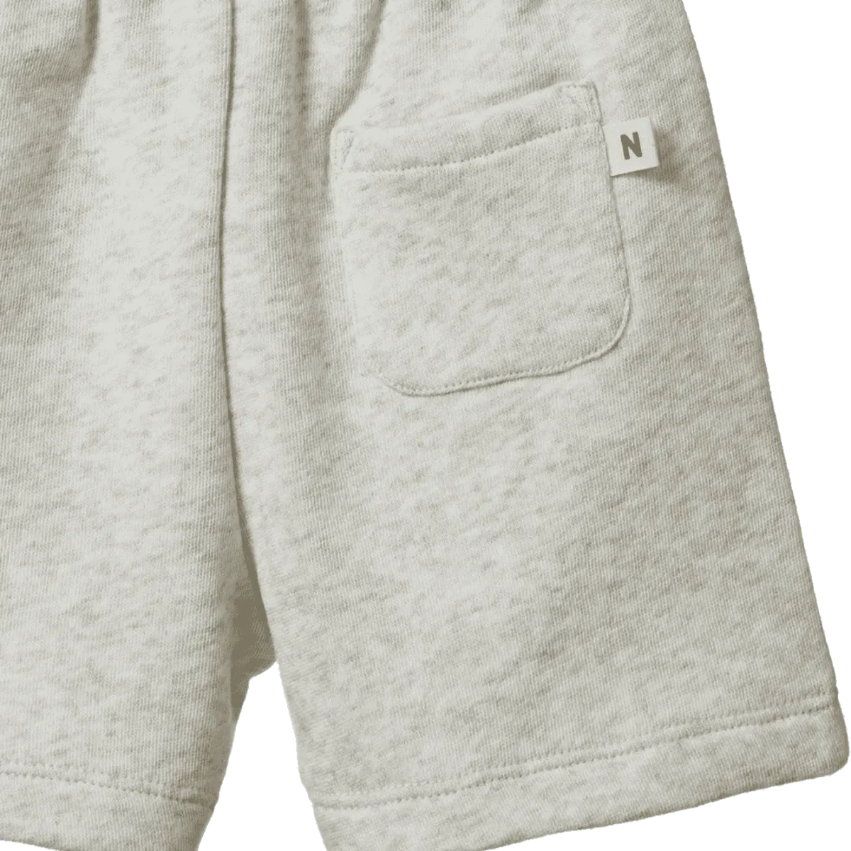 Jimmy Shorts Sweatshirt - Light Grey Marl