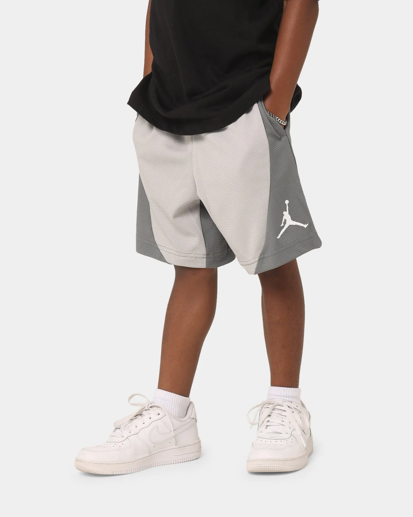 Jordan Kids' Jumpman Life Sport Shorts Light Smoke Grey