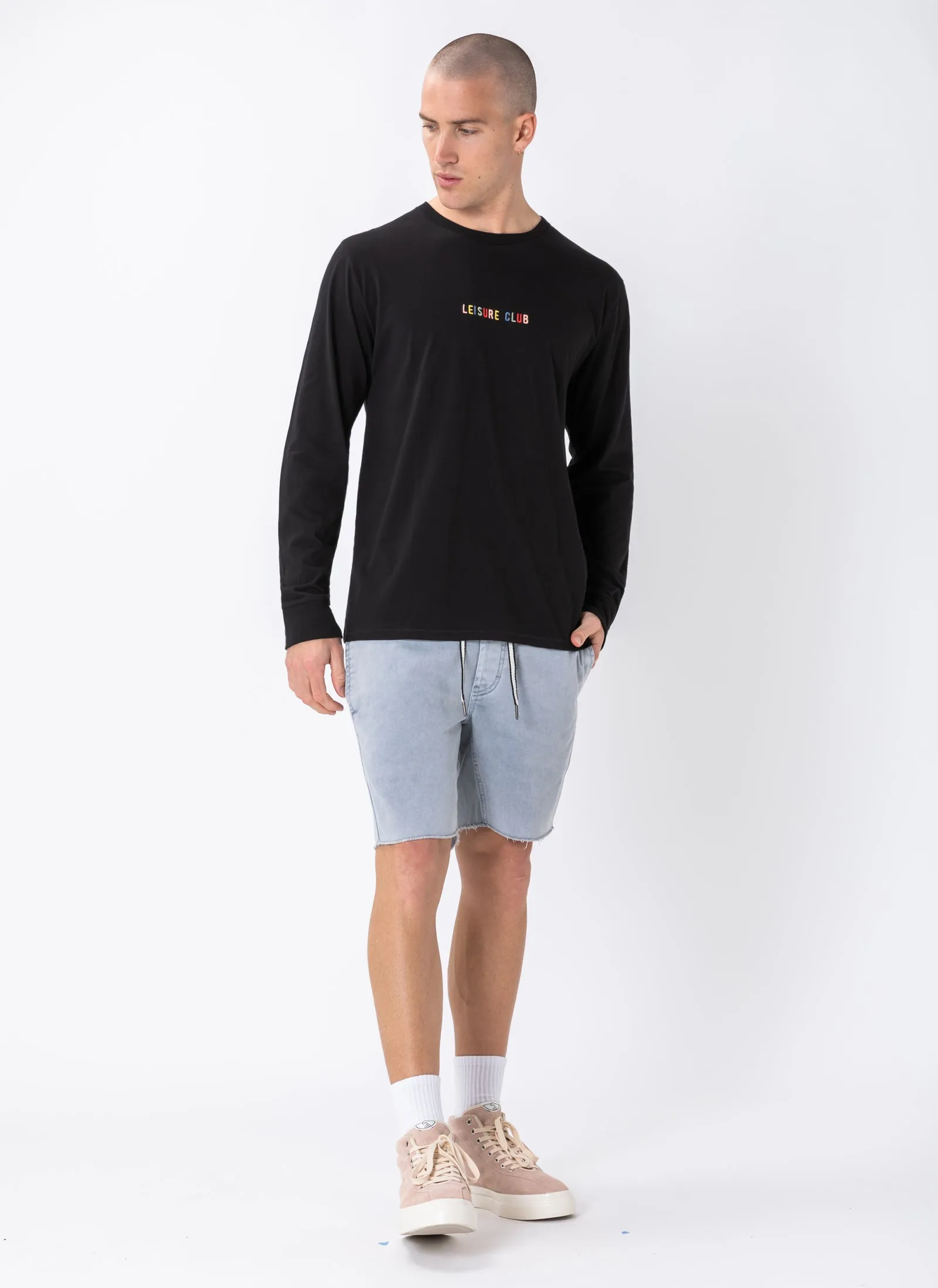 Leisure Micro LS Tee Black