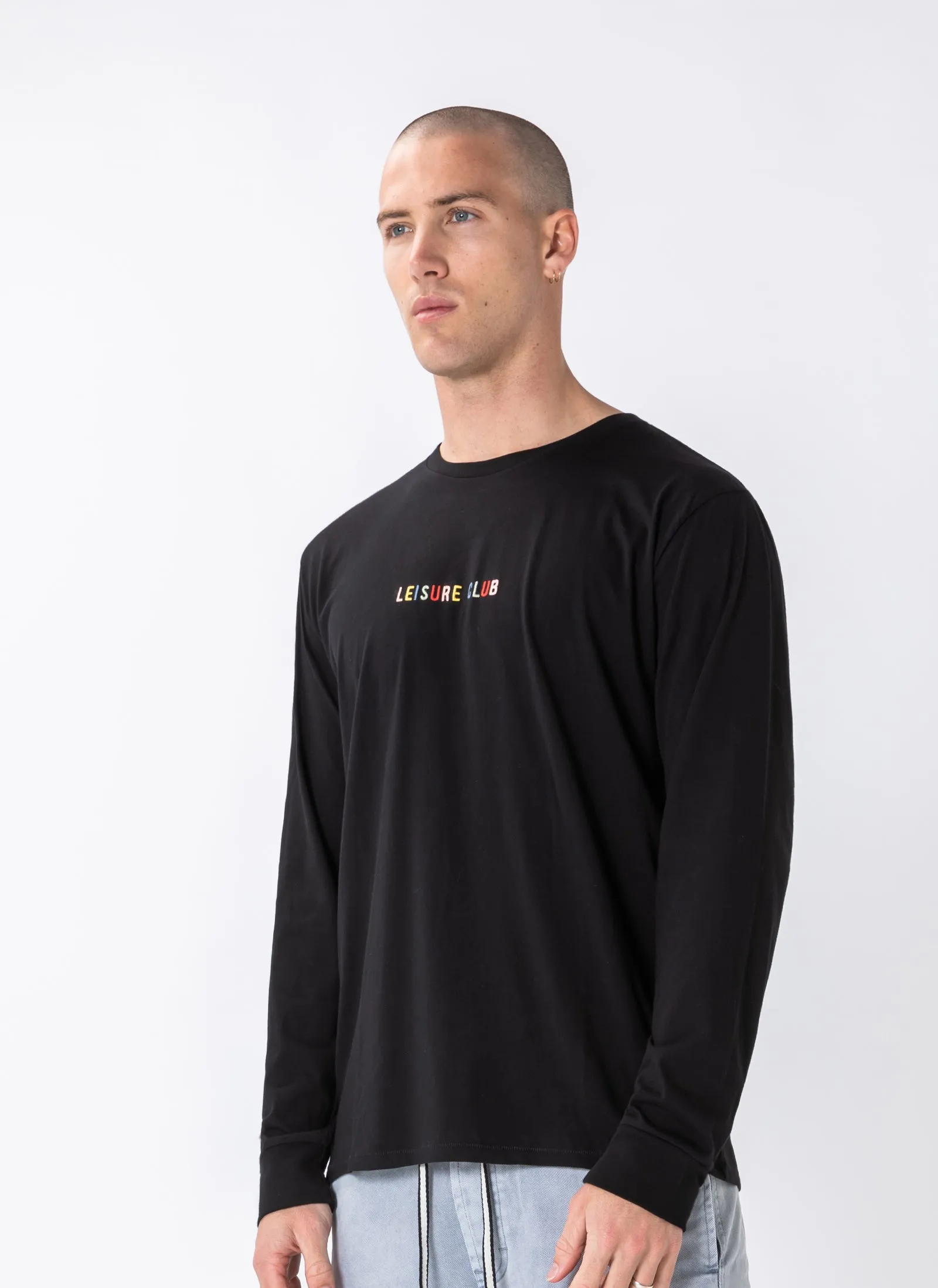 Leisure Micro LS Tee Black