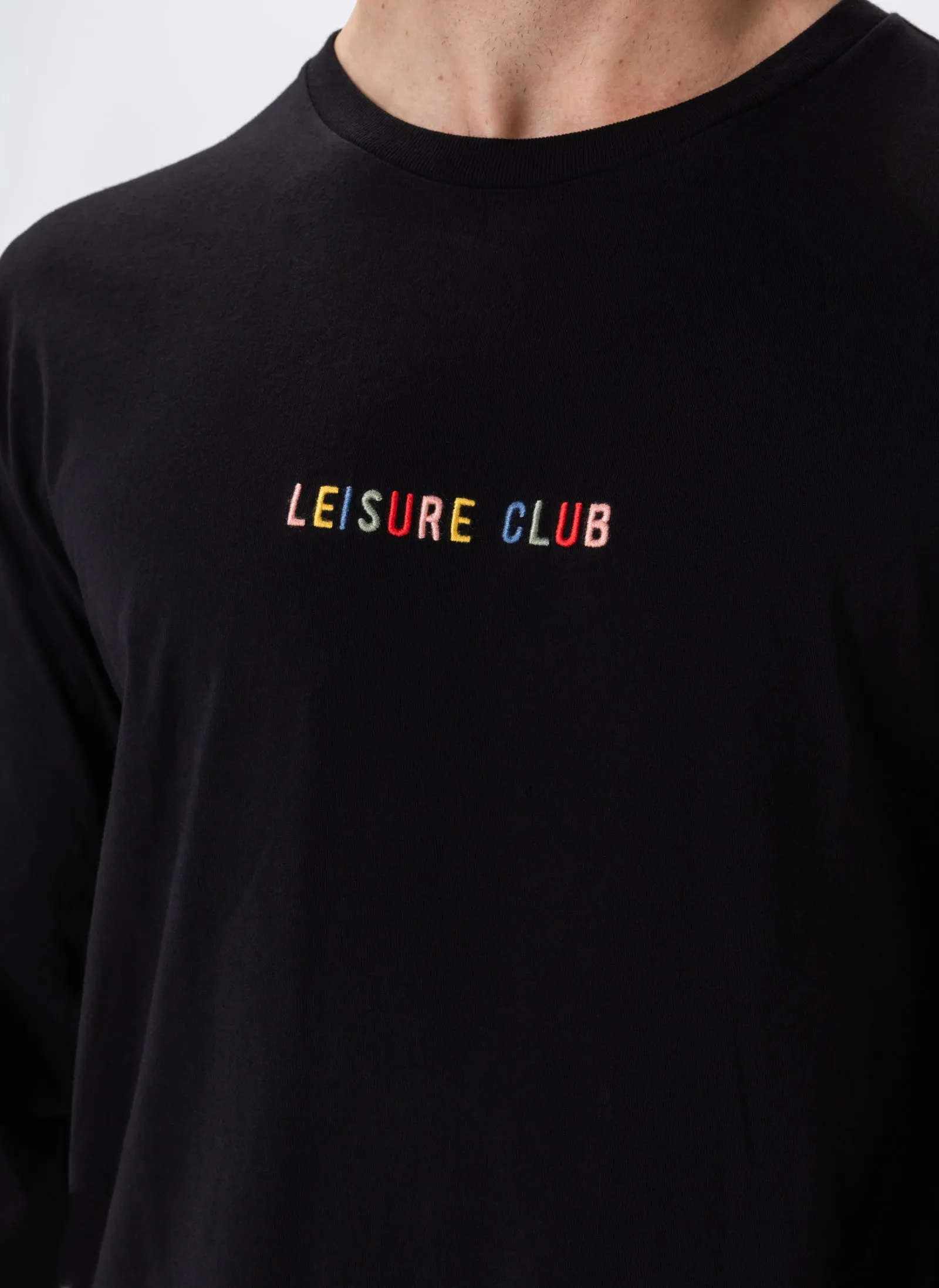 Leisure Micro LS Tee Black