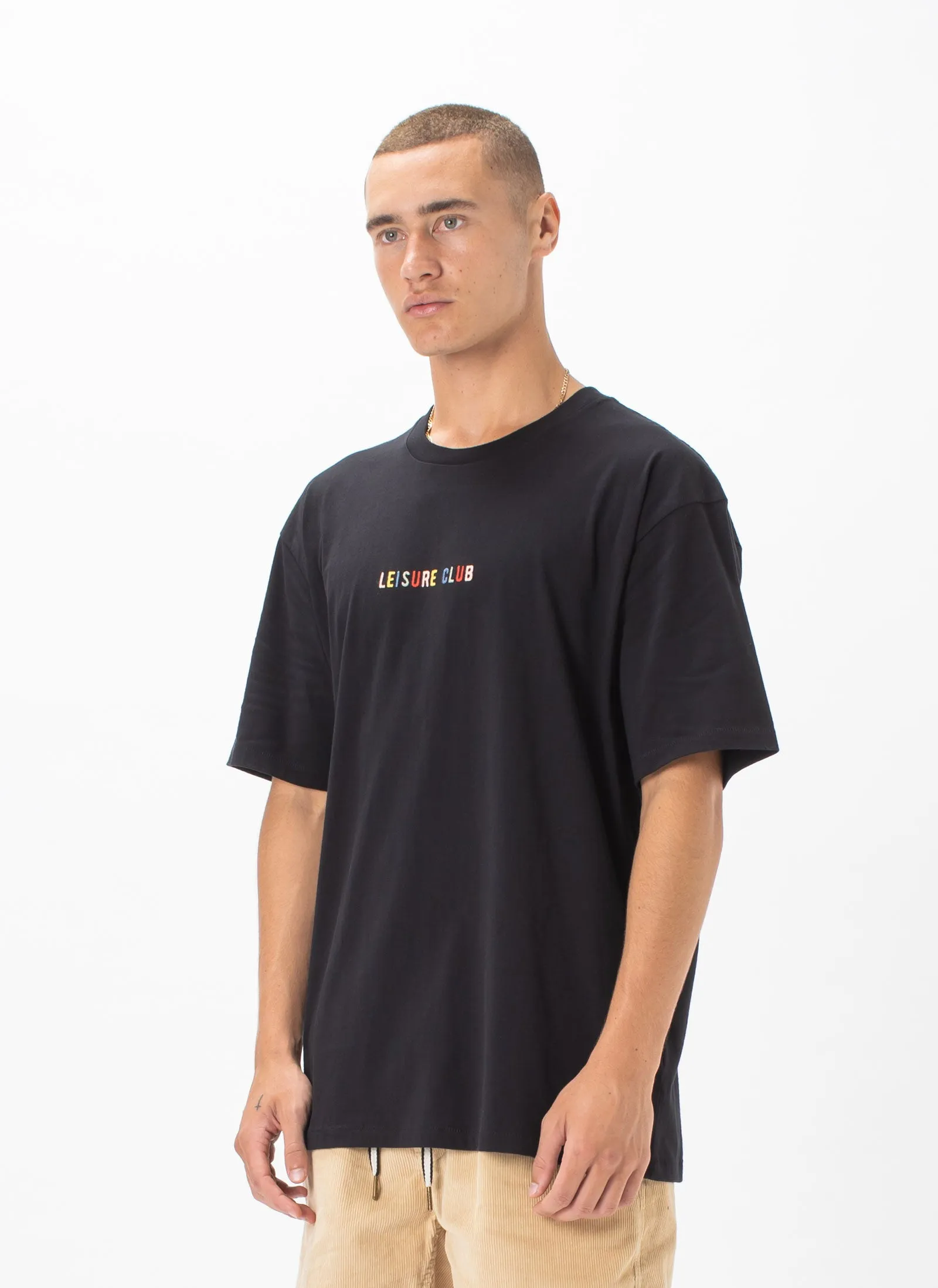 Leisure Micro Tee Black