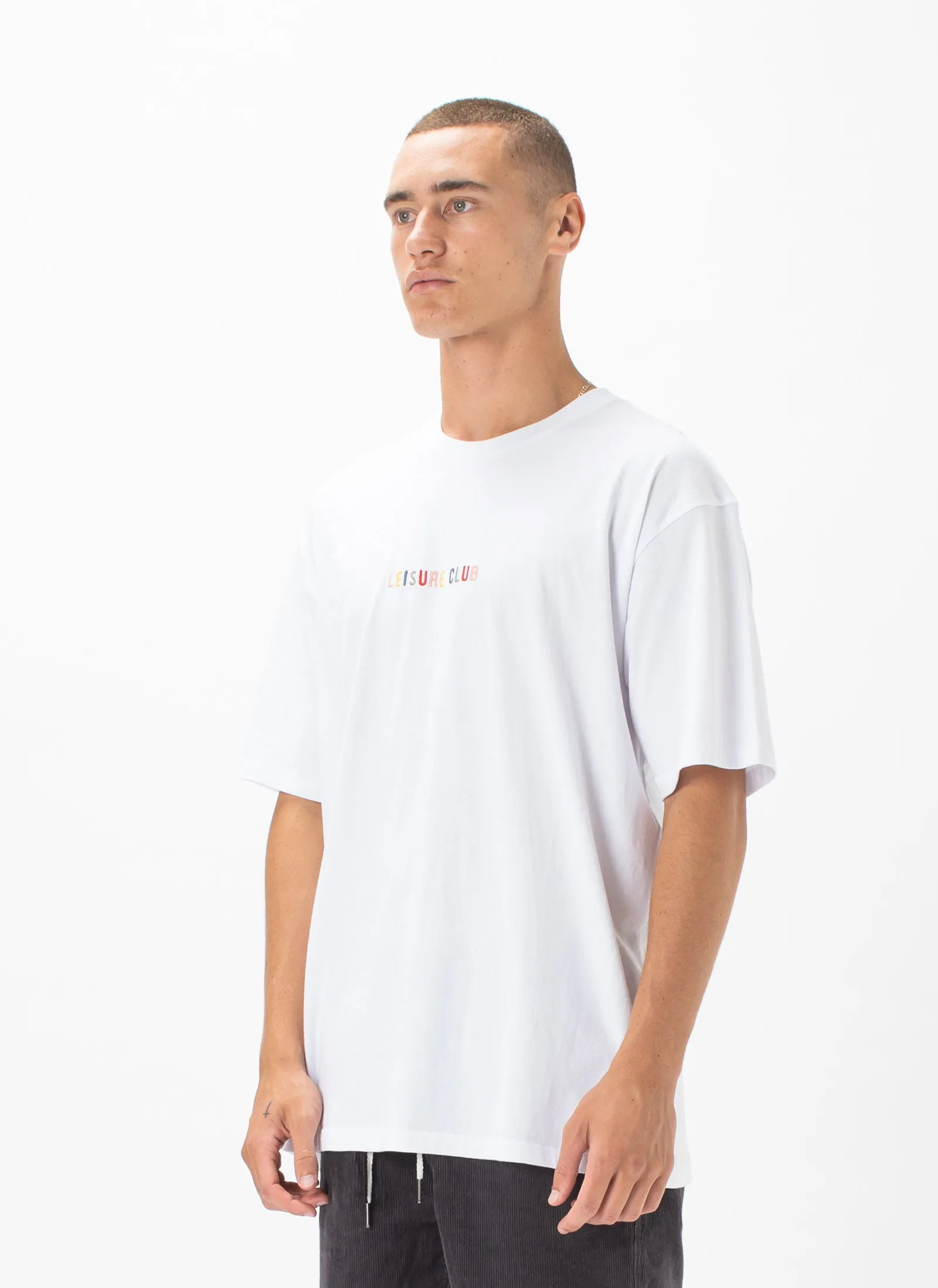 Leisure Micro Tee White