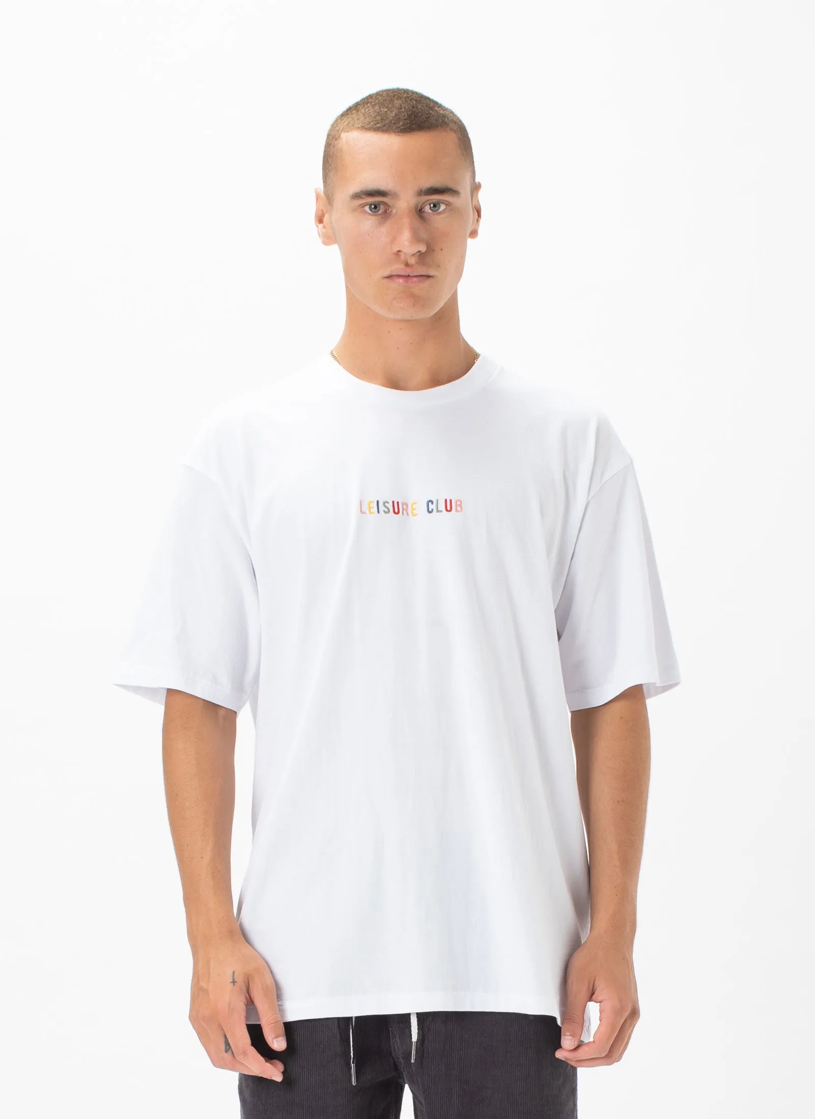 Leisure Micro Tee White