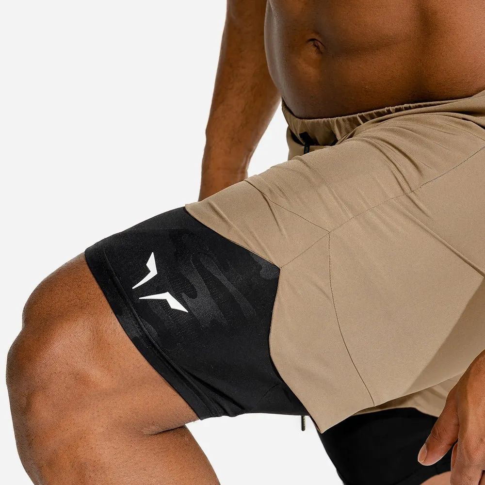 Limitless 2-in-1 Shorts - Taupe