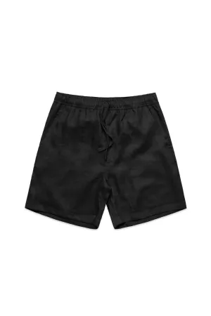 LINEN SHORTS (Black)