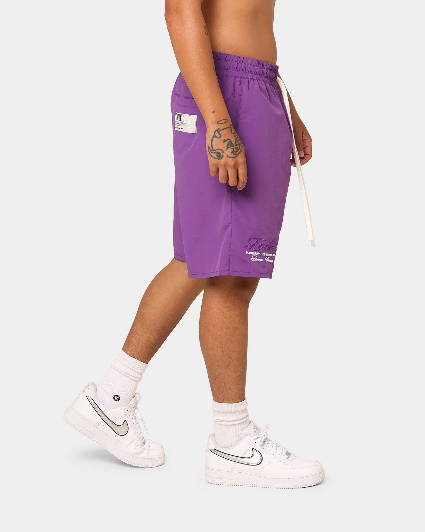 Loiter Forbidden Walk Shorts Purple