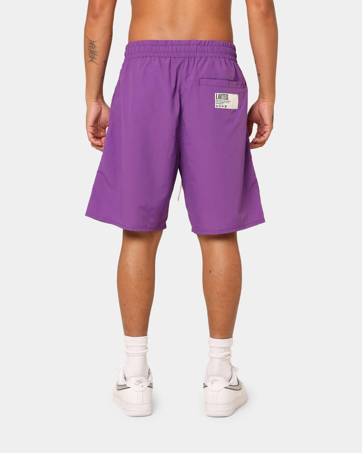 Loiter Forbidden Walk Shorts Purple