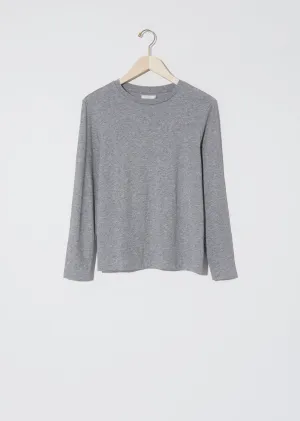 Long Sleeve Mini Boy T — Heather Grey