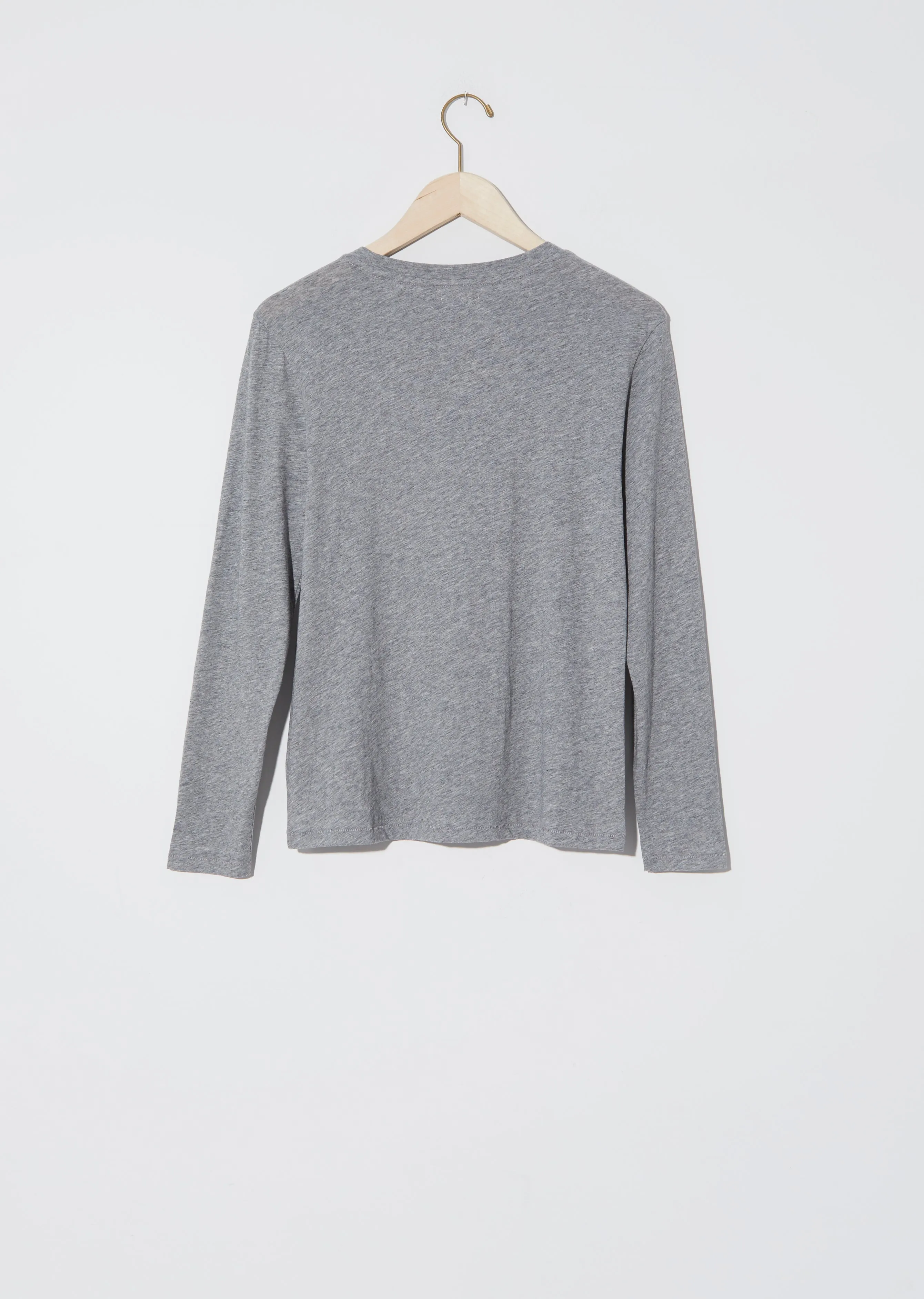 Long Sleeve Mini Boy T — Heather Grey