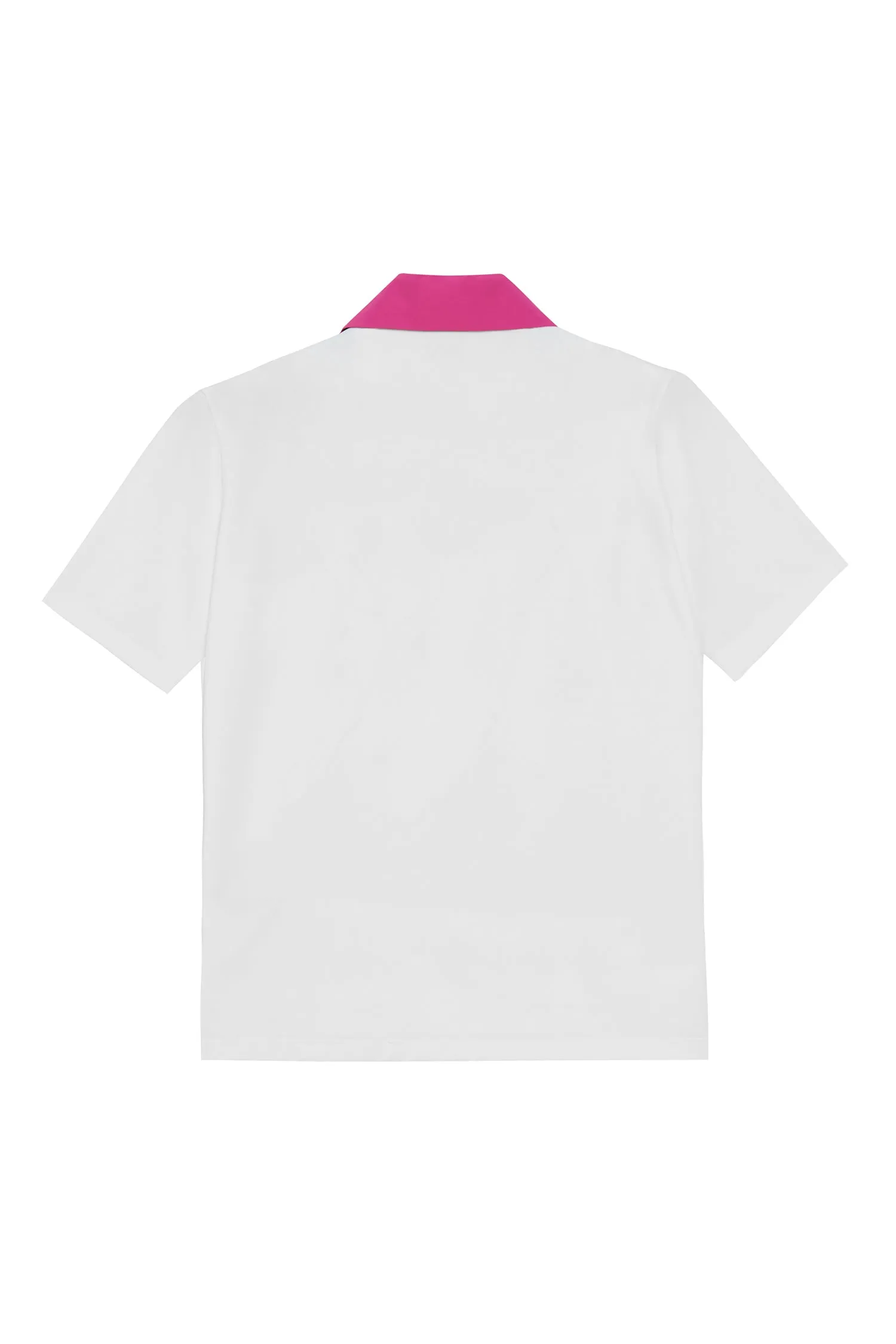 NEU Golf Double Collar T Shirt Pink