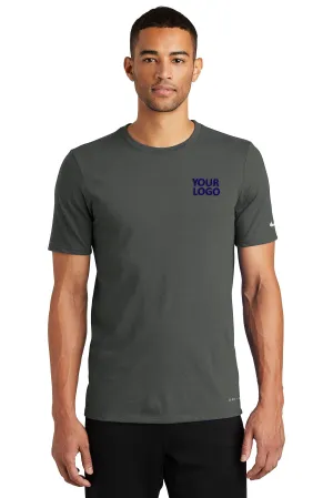 Nike DriFIT Cotton Poly Custom Tees, Anthracite