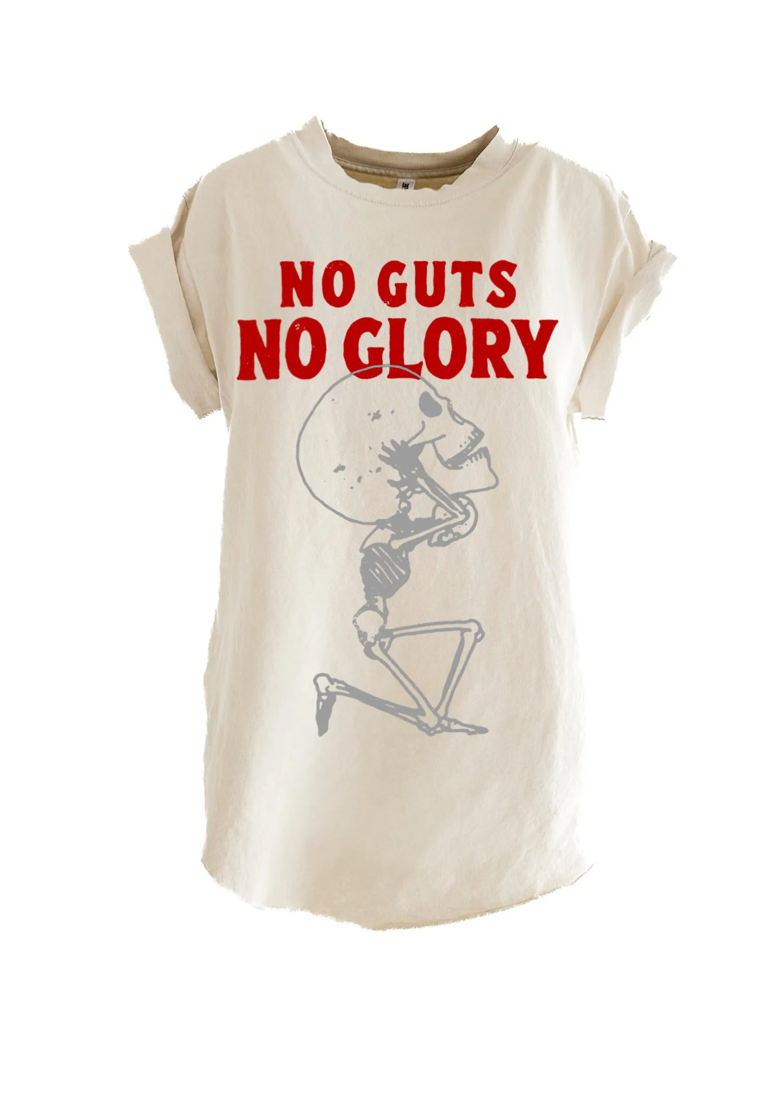 NO GUTS NO GLORY SIDE SLIT TEE