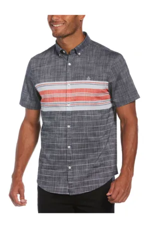 Original Penguin Engineered Chest Stripe Shirt