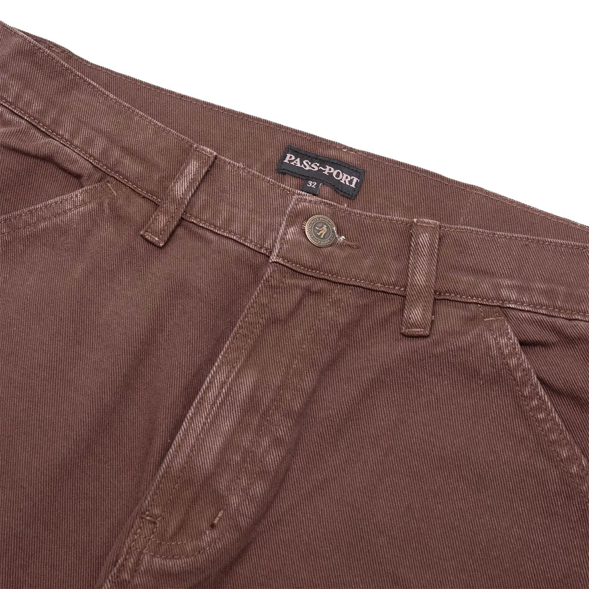 Pass~Port - Workers Club Shorts Bottle Brown