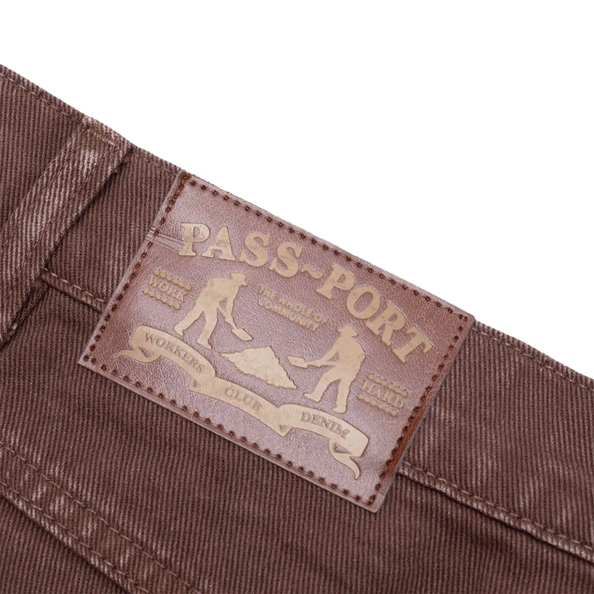 Pass~Port - Workers Club Shorts Bottle Brown