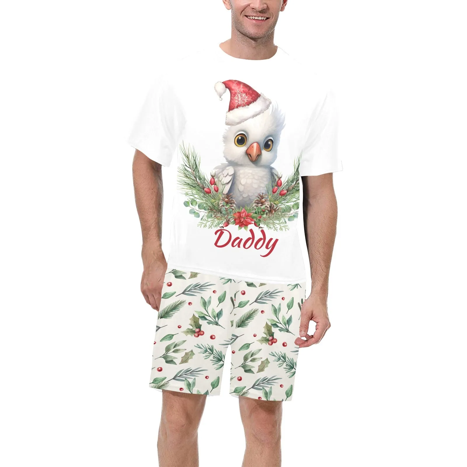 Personalised Australian Animals Christmas Matching Birthday Shirt and Short Sets