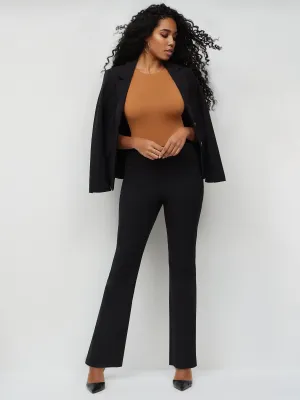 Petite Essential Stretch Mid-Rise Barely Bootcut Pant