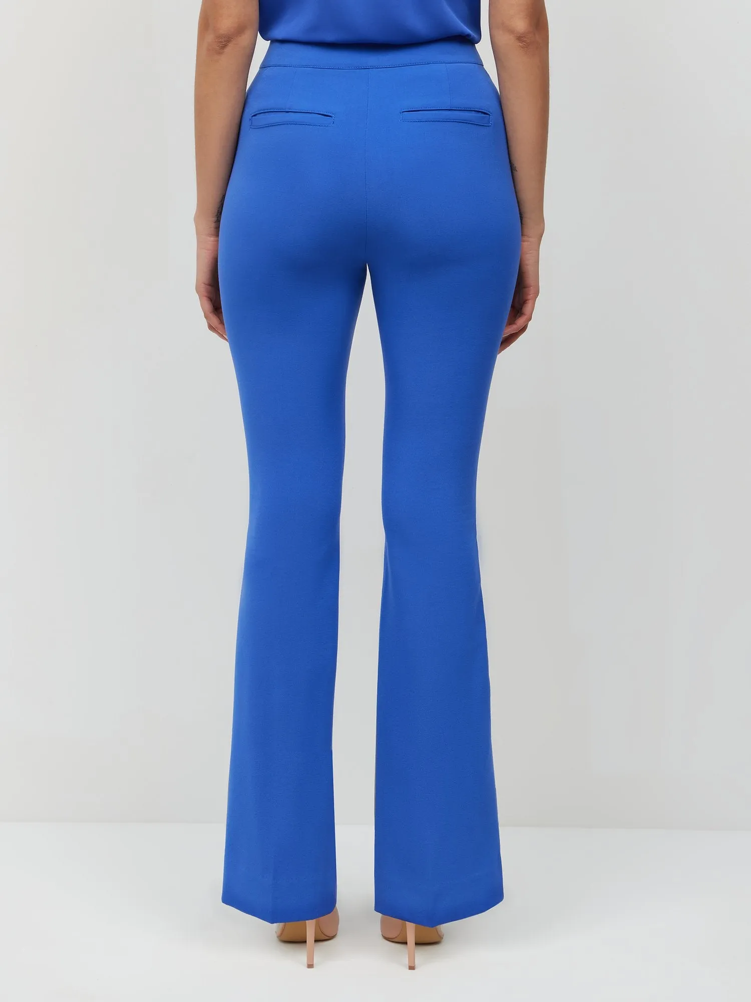 Petite Essential Stretch Mid-Rise Barely Bootcut Pant