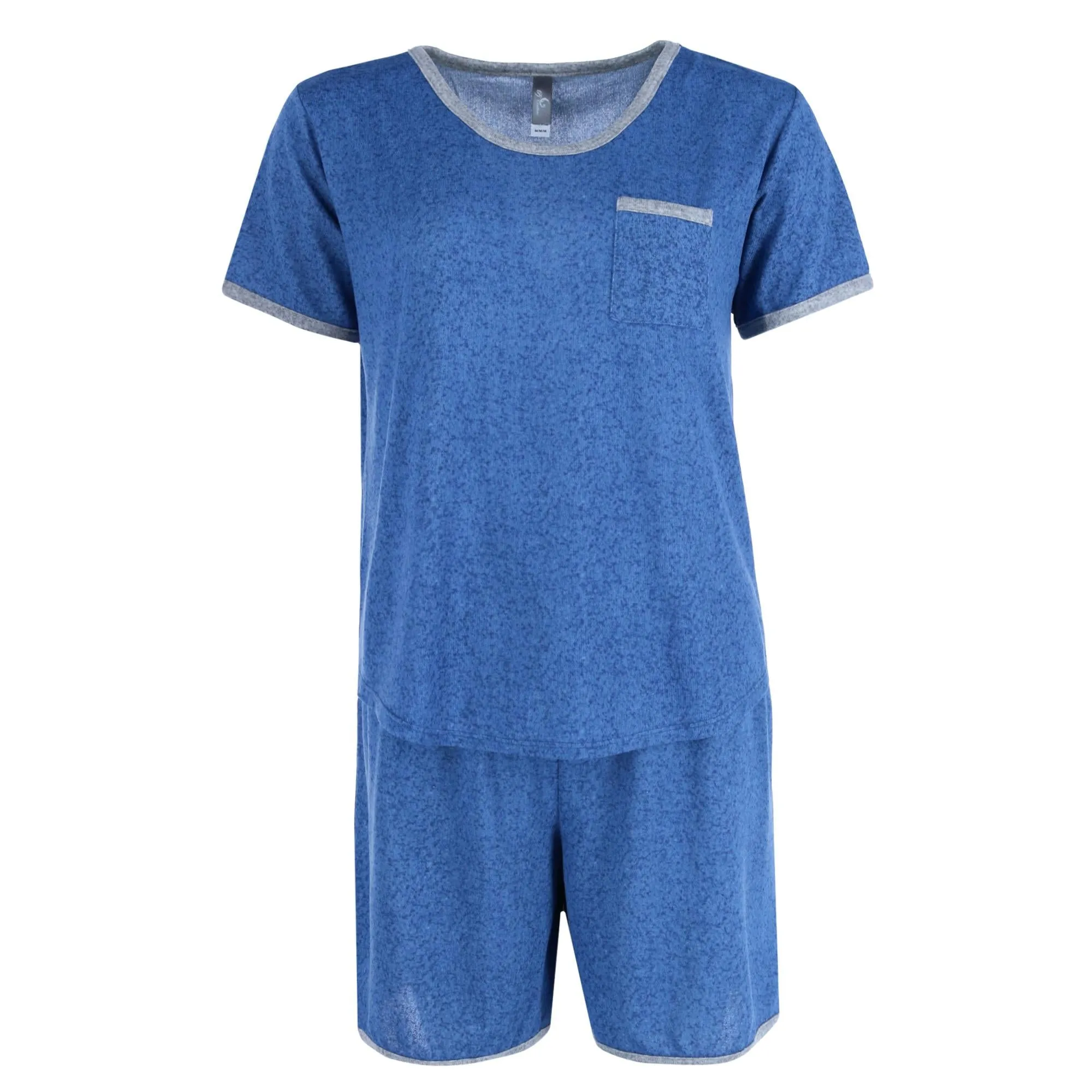 PJ Couture Women's Solid Short Pajama Set