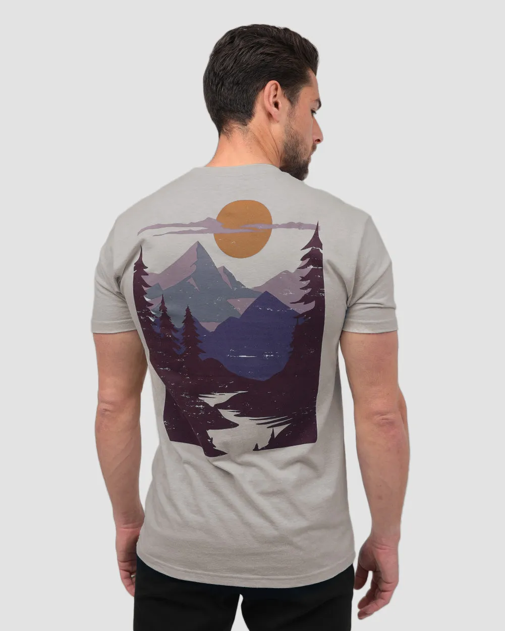 Purple Peaks Tee