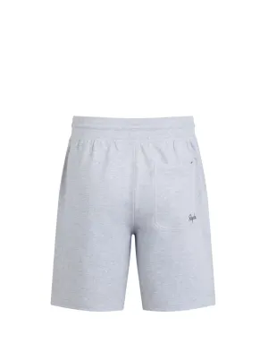 Rapha Mens Cotton Sweat Shorts Light Grey Marl