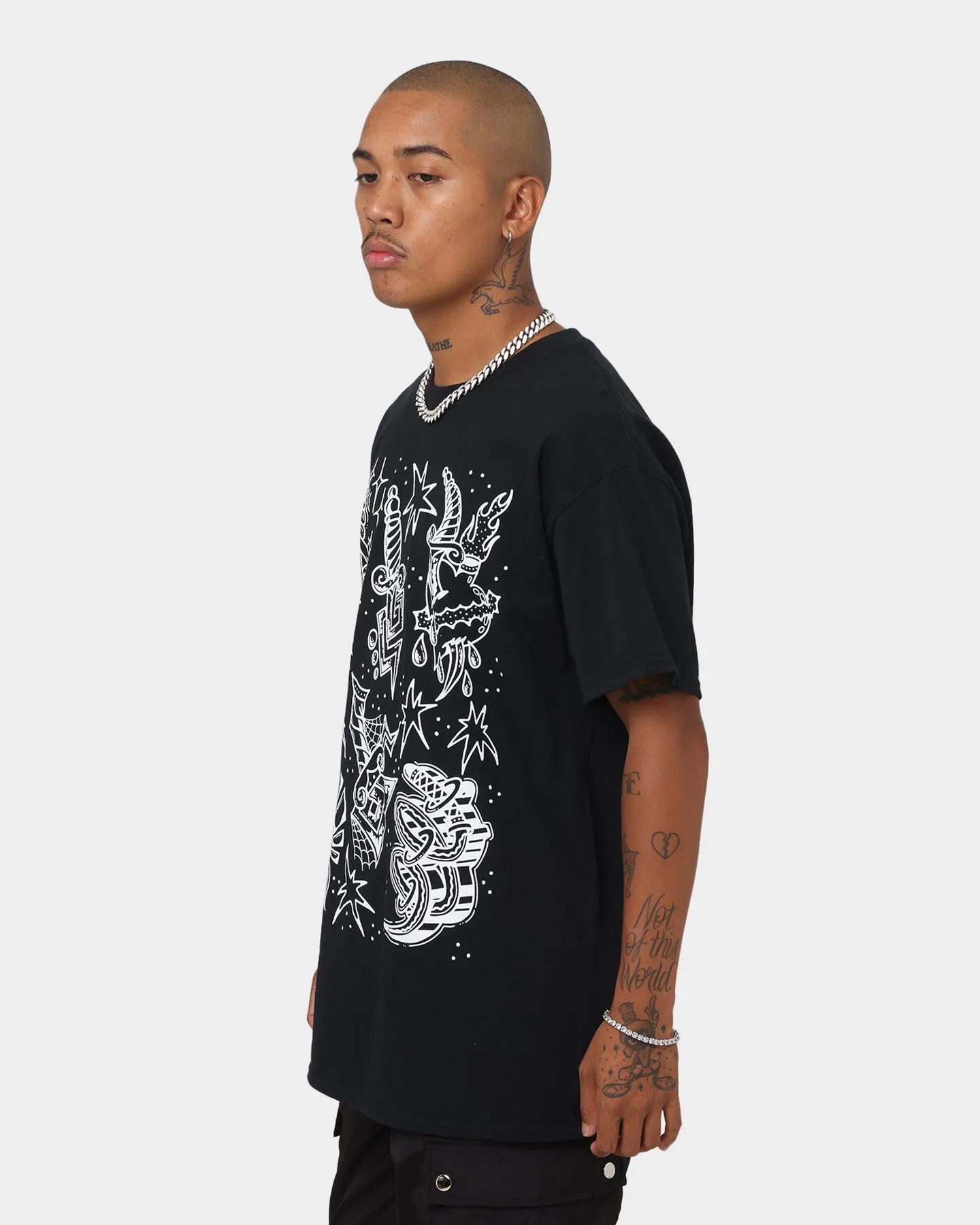 Rats Get Fat Issa Knife T-Shirt Black