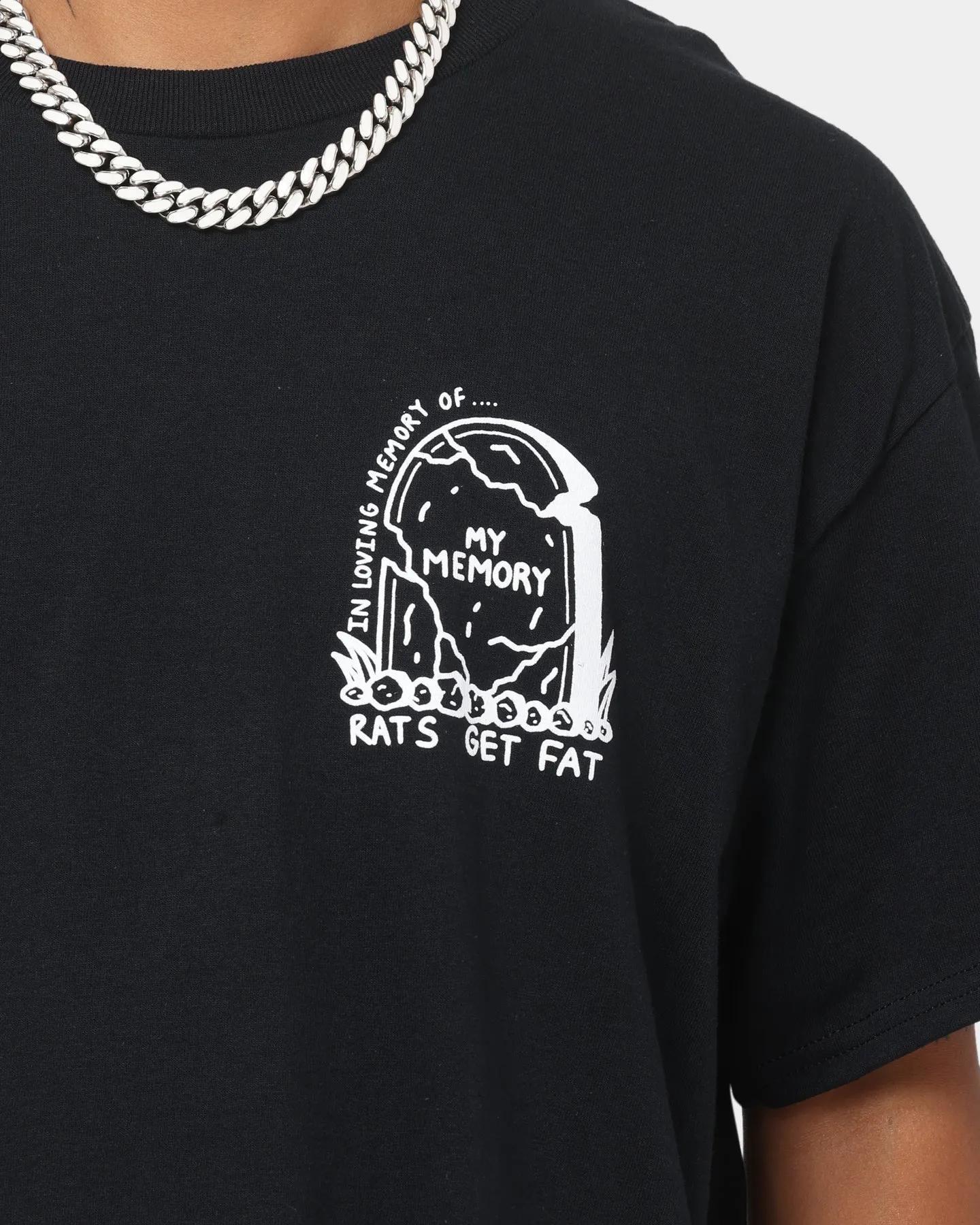 Rats Get Fat My Memory T-Shirt Black