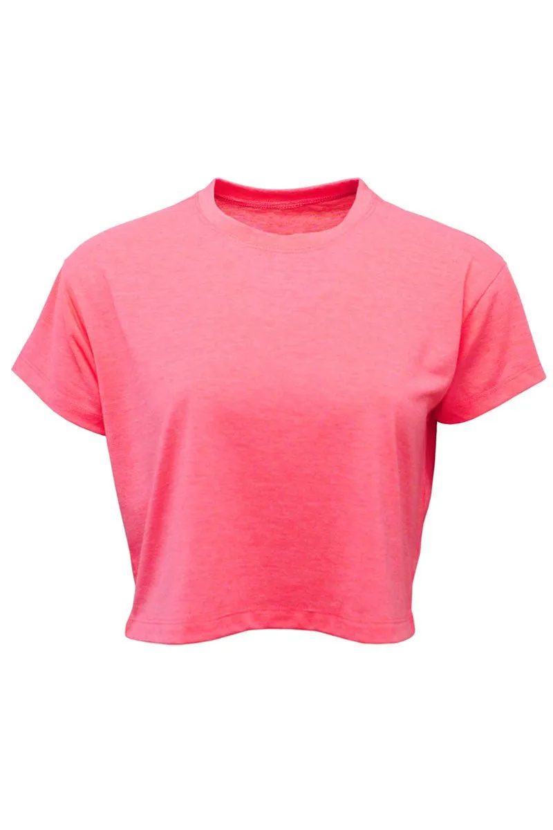 Rebel Soul Steer Women's Soft-Tek Blend Crop T-Shirt