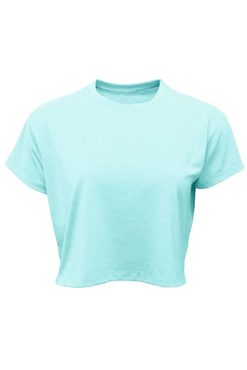 Rebel Soul Steer Women's Soft-Tek Blend Crop T-Shirt