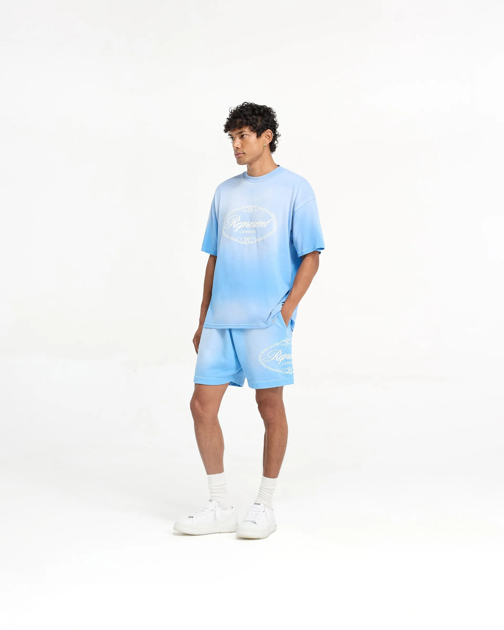 Represent X Harrods Crest Short - Cloud Blue