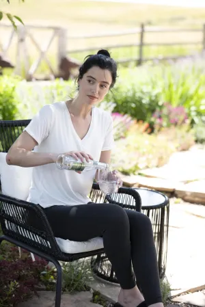 RESTLESS LOUNGER Shirt with Shelf Bra in Ivory