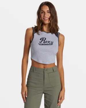 Roxy Script Tank Top - Phantom