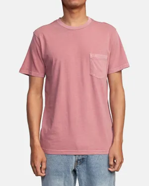 RVCA Pigment Pocket Tee - Plum Berry