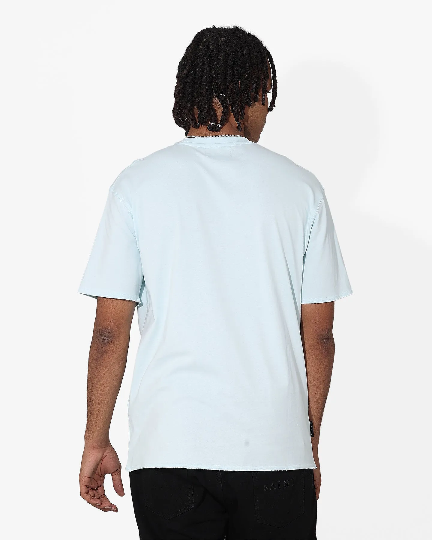 Saint Morta Alpha Box T-Shirt Pale Blue