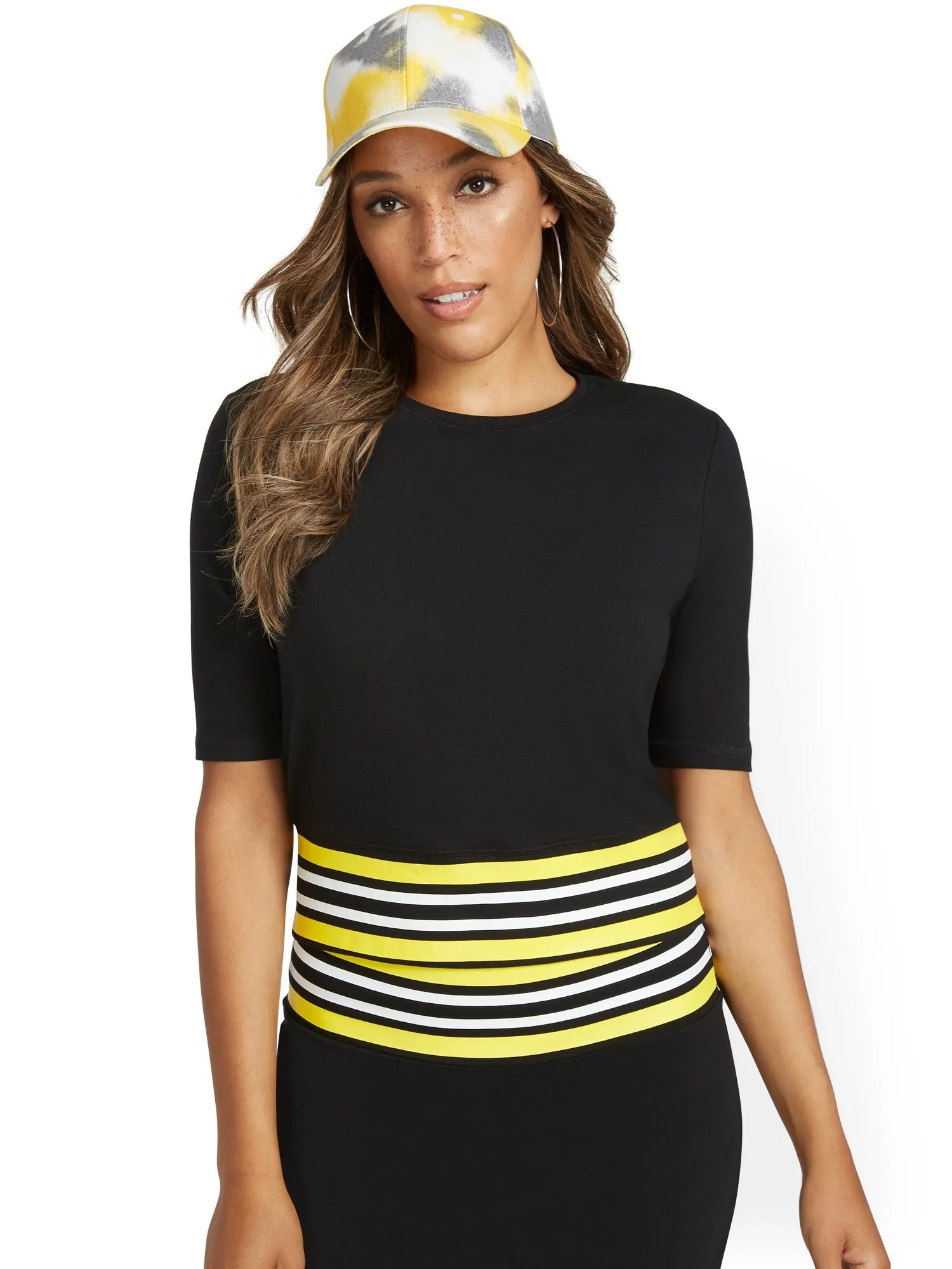 Short-Sleeve Stripe Top - Everyday Collection