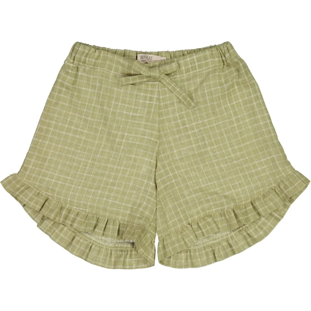 Shorts Dolly - green check