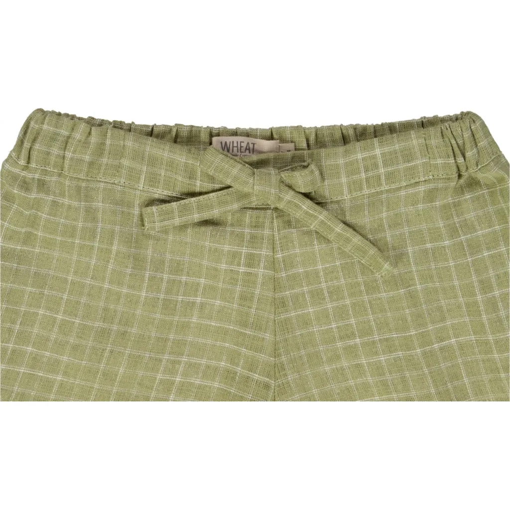 Shorts Dolly - green check