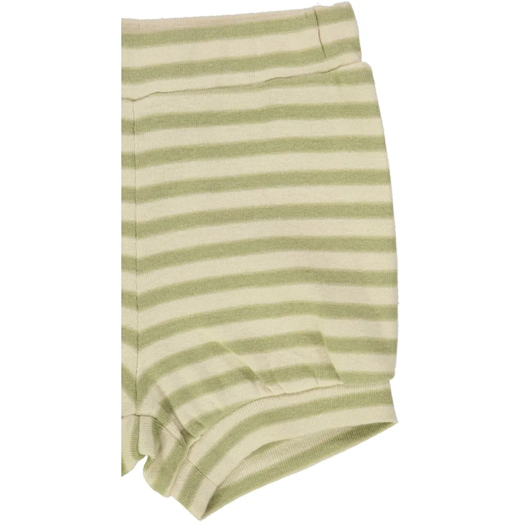 Shorts Issa - green stripe