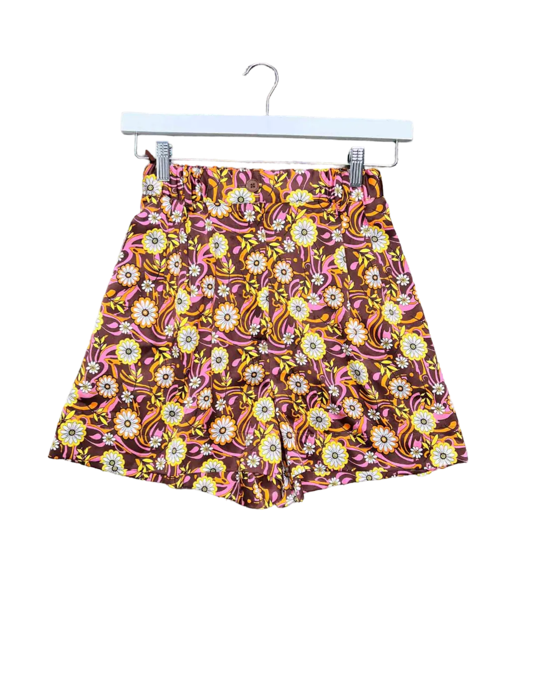 Size 6 (XS) | Scanlan Theodore Multicoloured Silk Blend Shorts