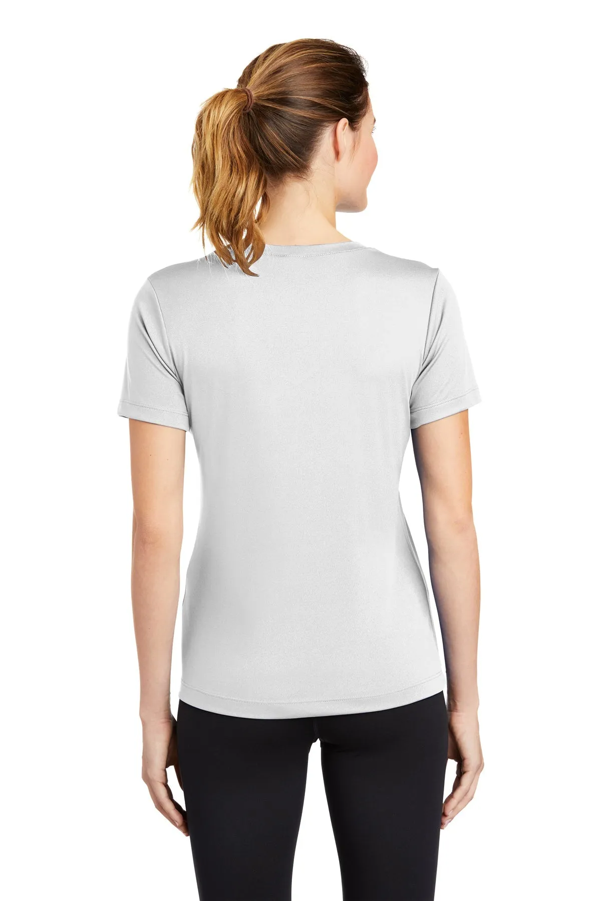 Sport-Tek Ladies PosiCharge Competitor Custom V-Neck Tee's, White