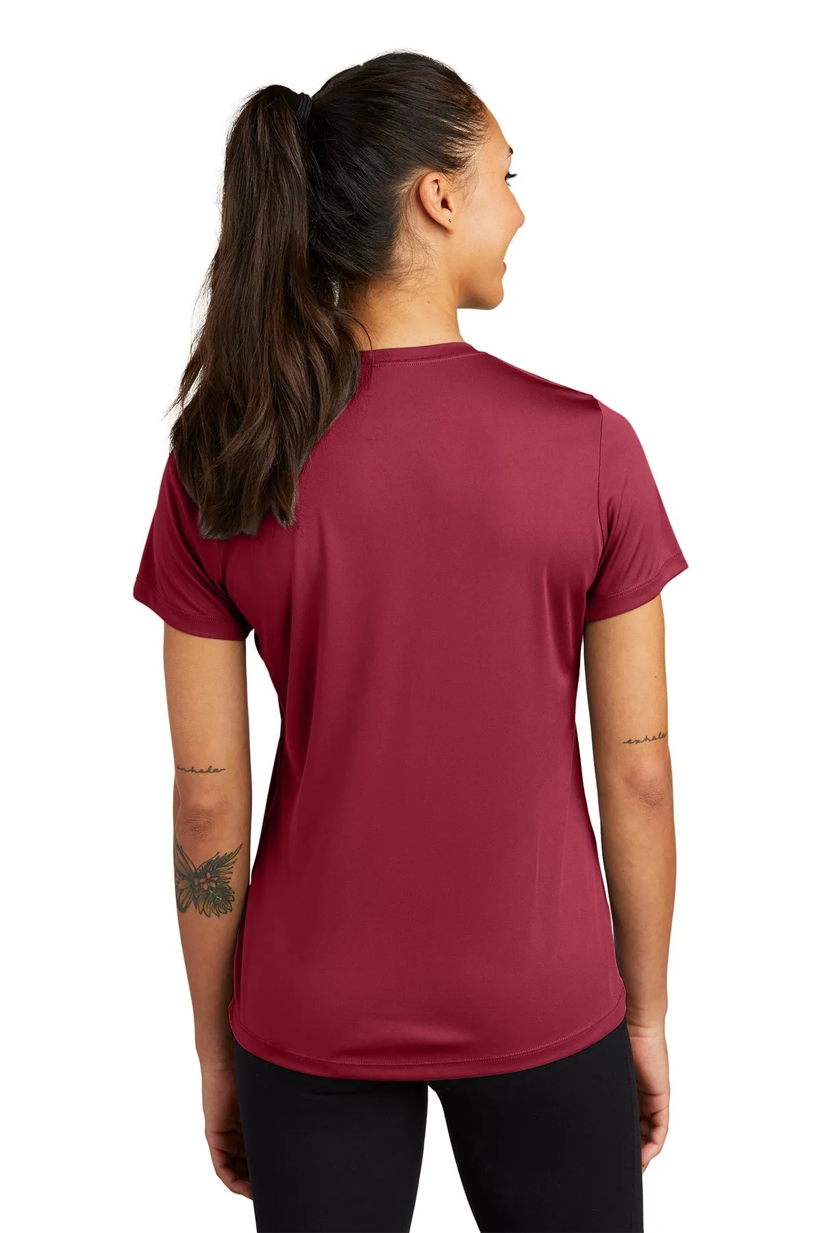 Sport-Tek Ladies PosiCharge Custom Competitor Tee's, Cardinal