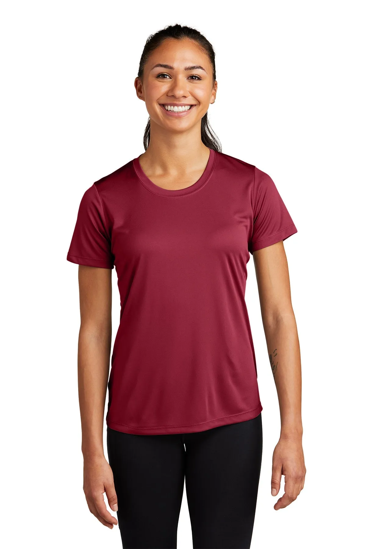 Sport-Tek Ladies PosiCharge Custom Competitor Tee's, Cardinal