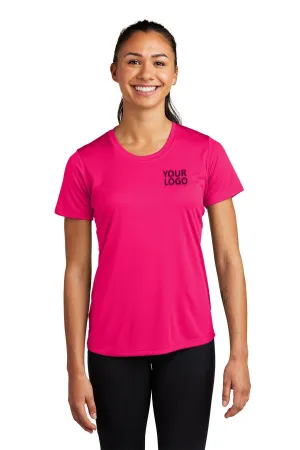 Sport-Tek Ladies PosiCharge Customized Competitor Tee's, Pink Raspberry