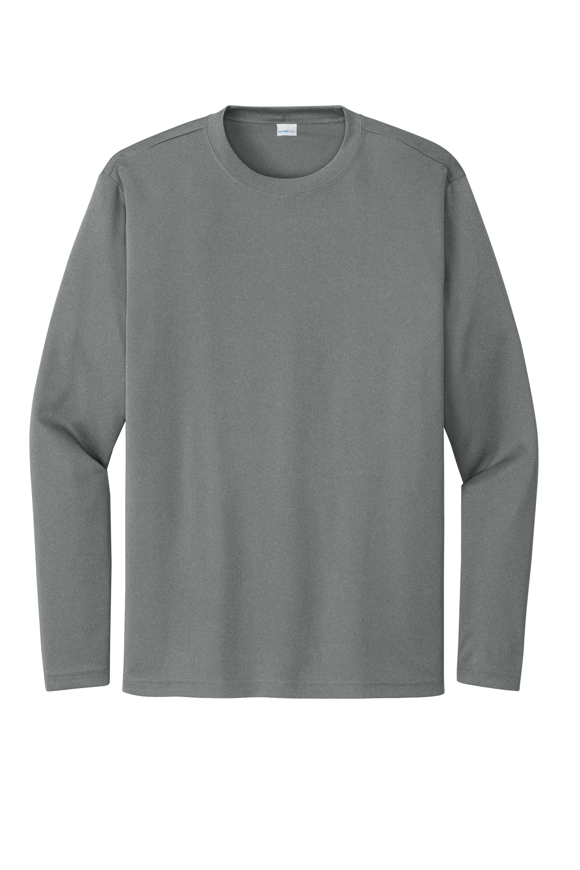 Sport-Tek® Long Sleeve PosiCharge® Competitor™ Tee - Grey Heather Concrete