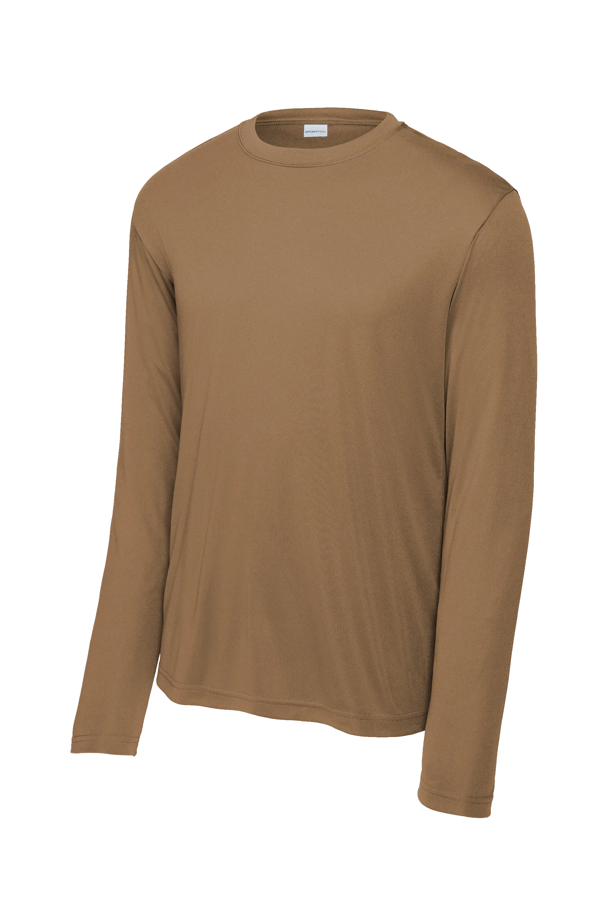 Sport-Tek® Long Sleeve PosiCharge® Competitor™ Tee - Woodland Brown