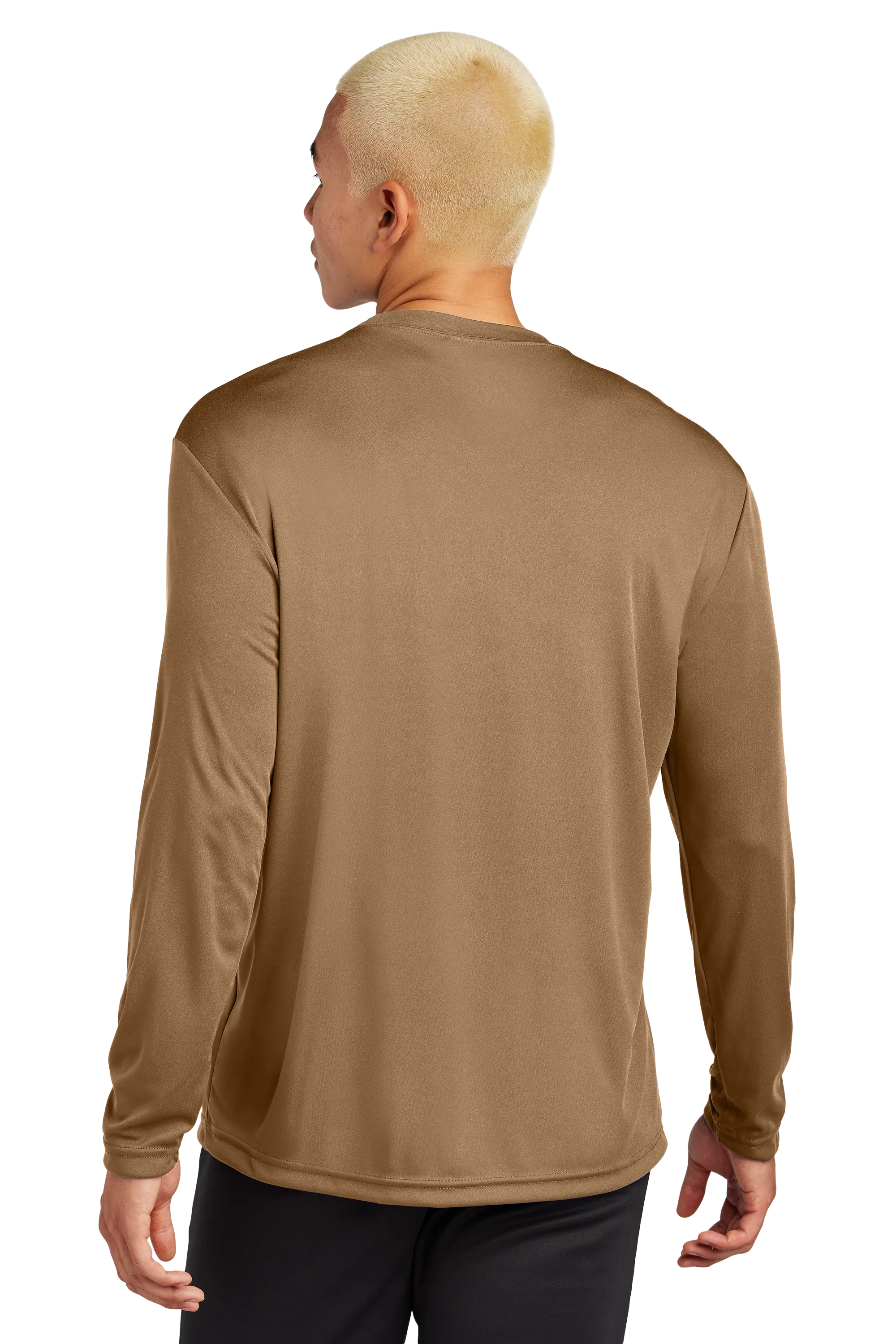 Sport-Tek® Long Sleeve PosiCharge® Competitor™ Tee - Woodland Brown