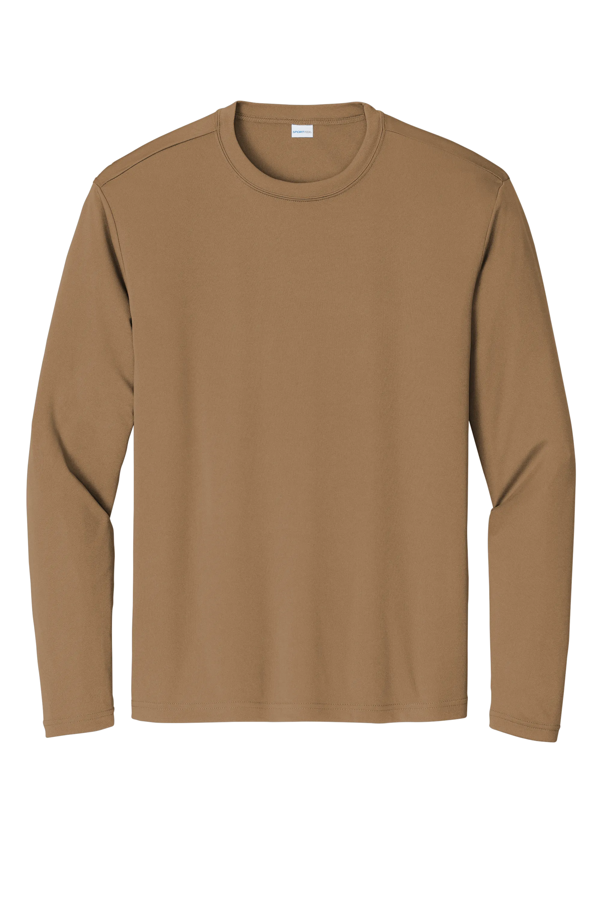 Sport-Tek® Long Sleeve PosiCharge® Competitor™ Tee - Woodland Brown