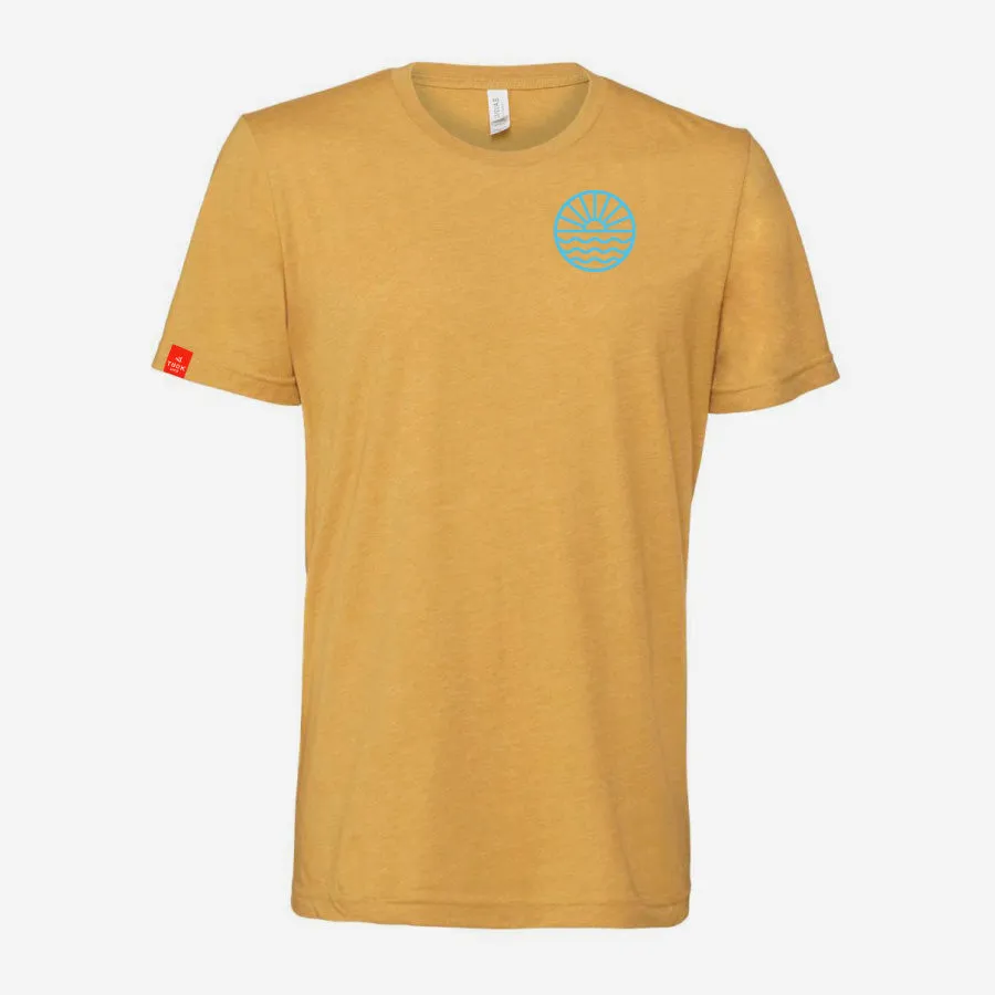 Sun Wave Short Sleeve Unisex T-Shirt