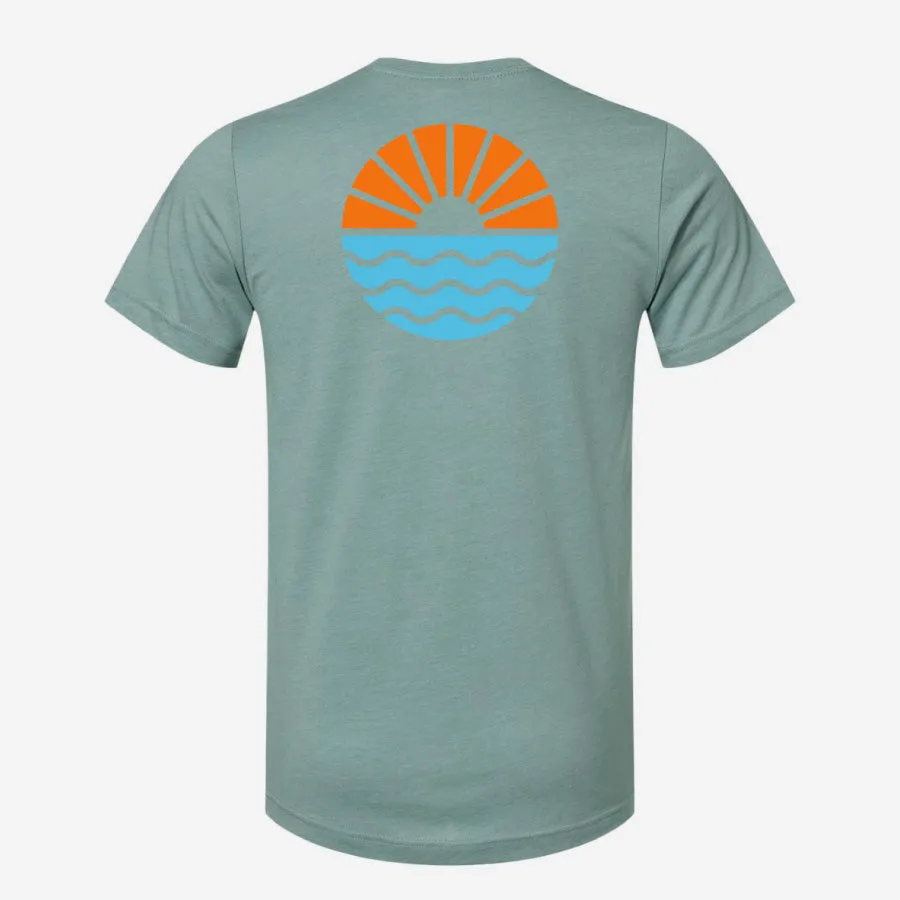 Sun Wave Short Sleeve Unisex T-Shirt